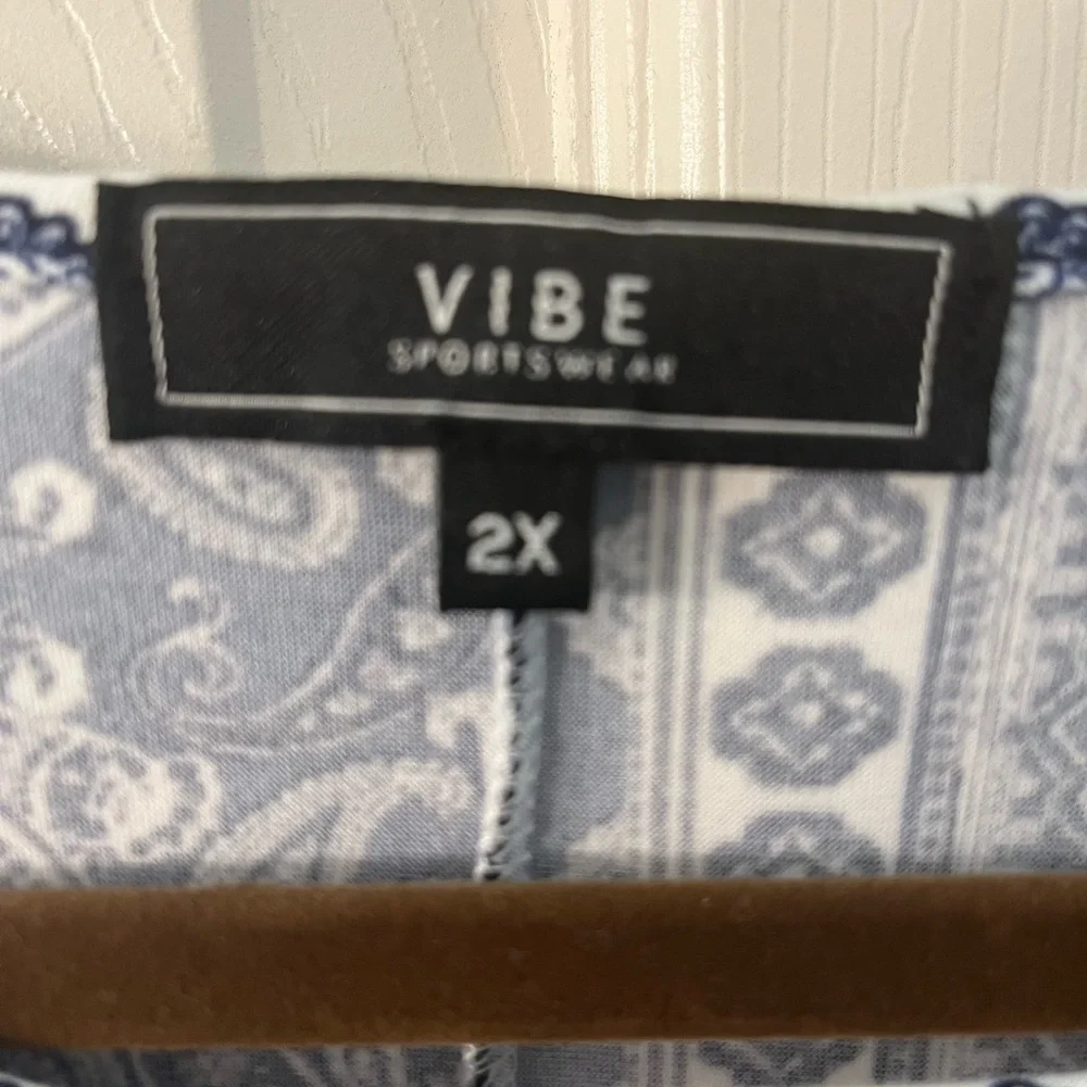 VIBE PLUS AZTEC KEYHOLE SWING DRESS 2X - Picture 3 of 7